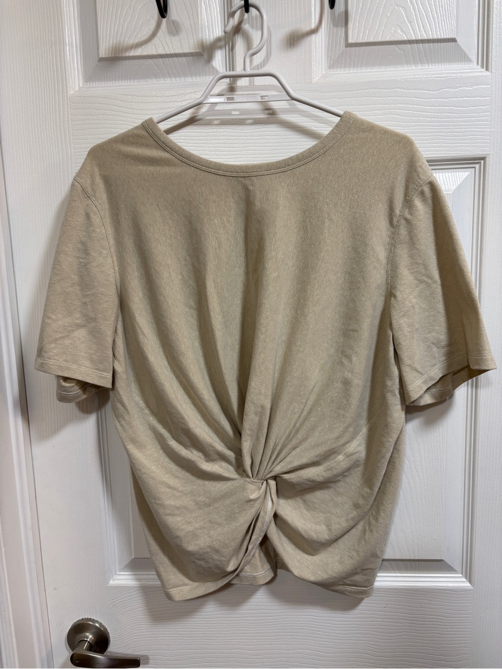lululemon athletica Twist-Front Short Sleeve Top - Gold